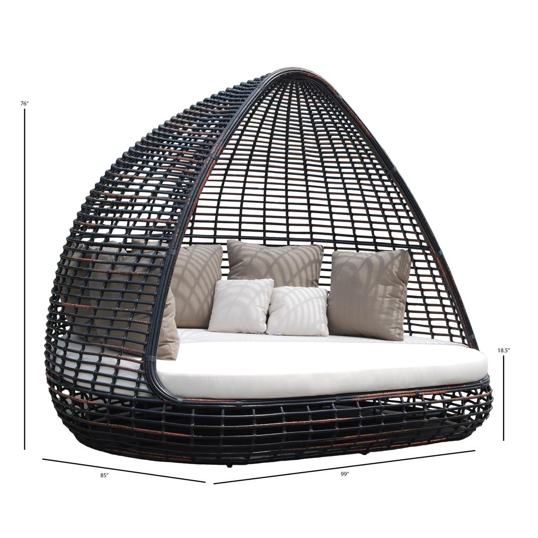 Skyline Design Shade Woven Outdoor Daybed - Dimension Image Skyline Design Shade Woven Outdoor Daybed - Dimension Image