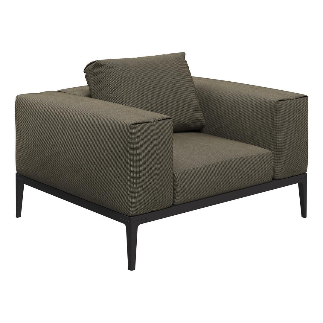 Gloster Grid Upholstered Lounge Chair