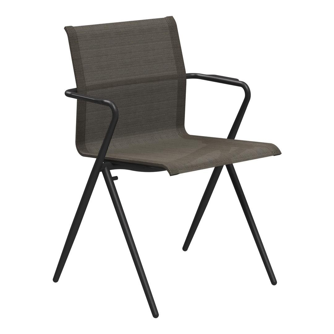 Gloster Ryder Stacking Sling Dining Armchair