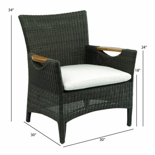 Kingsley Bate Culebra Club Chair - Dimension Kingsley Bate Culebra Club Chair - Dimension