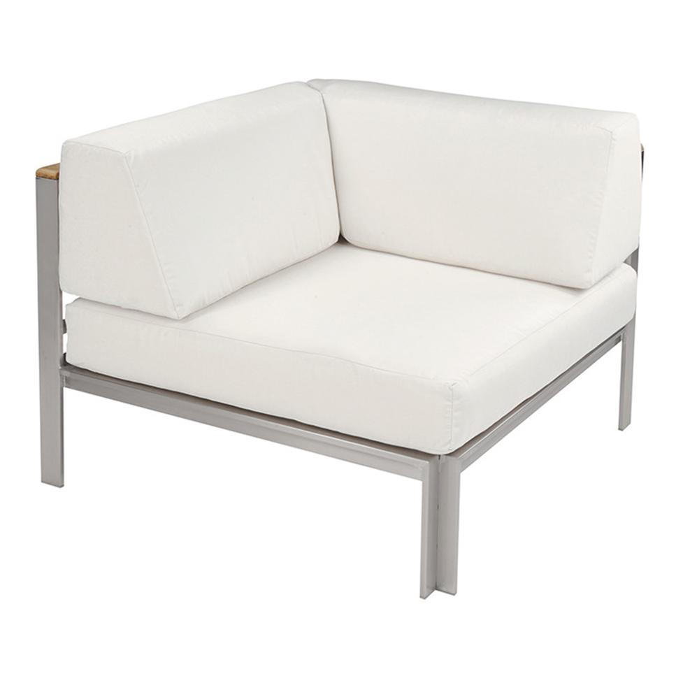 Kingsley Bate Tivoli Steel Square Corner Outdoor Sectional Unit
