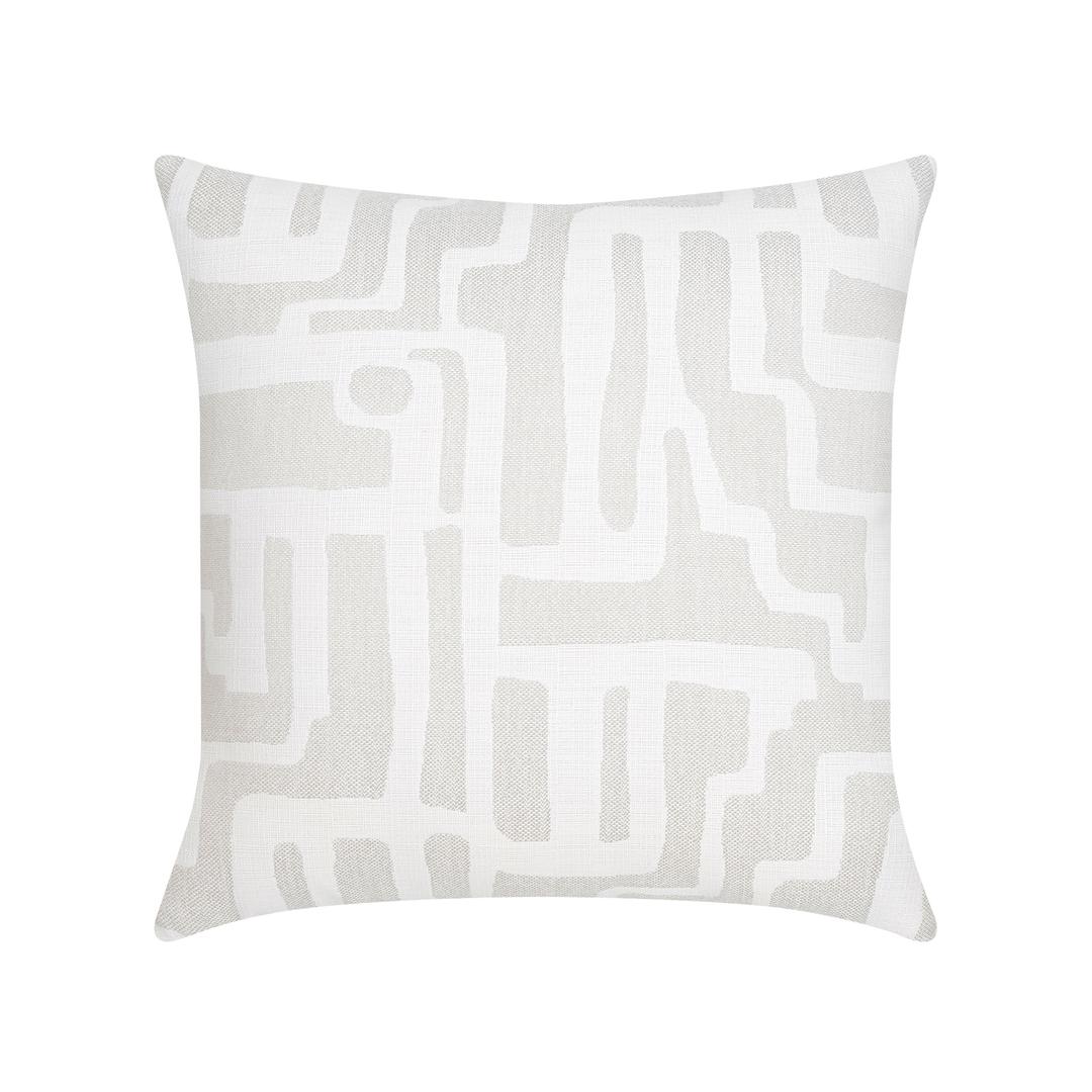 Elaine Smith 20" x 20" Noble Alabaster Sunbrella Outdoor Pillow