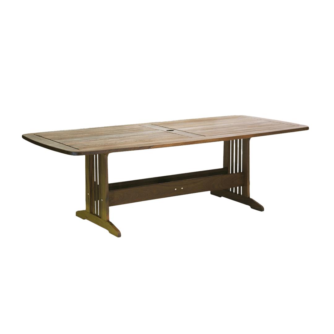 Jensen Outdoor Heritage Bunbury 90" Ipe Wood Rectangular Dining Table
