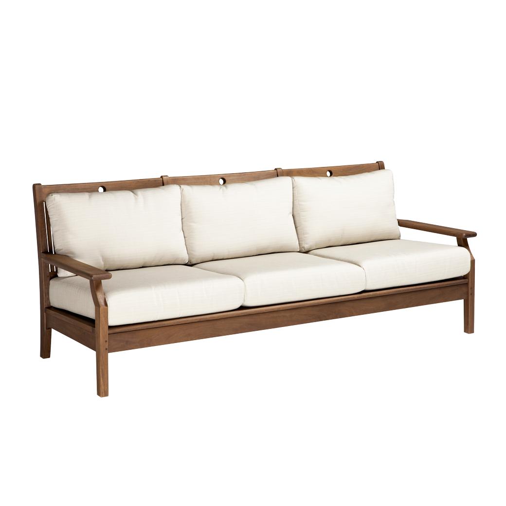 Jensen Outdoor Opal Ipe Wood Sofa