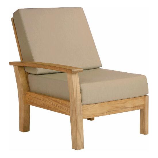 Barlow Tyrie Haven Teak Left End Outdoor Sectional Unit