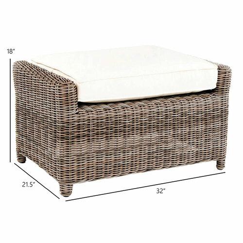 Kingsley Bate Sag Harbor Ottoman - Dimension Kingsley Bate Sag Harbor Ottoman - Dimension